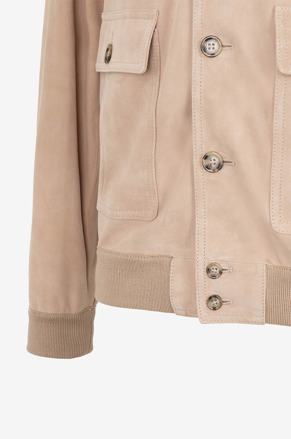 VALSTAR MILANO 1911 Valstarino lightweight suede blouson Men BEIGE 3