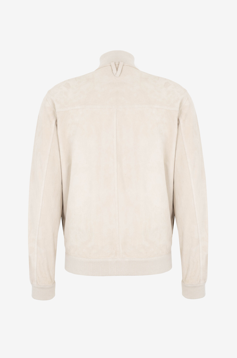VALSTAR MILANO 1911 Valstarino lightweight suede blouson Men EGGSHELL 2
