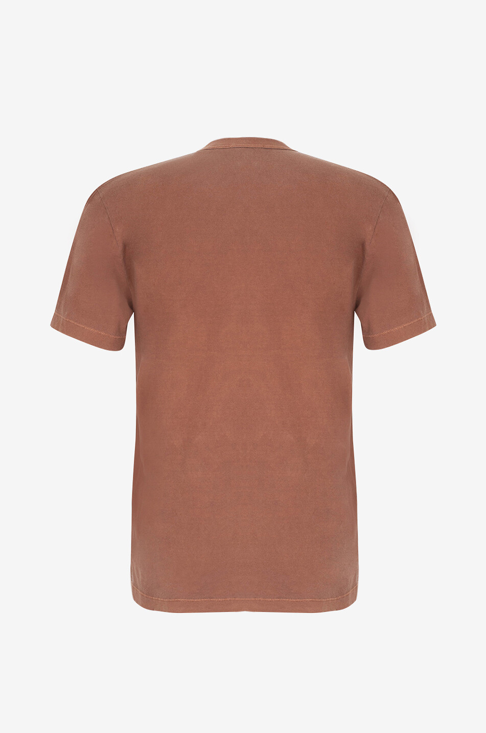 JAMES PERSE T-shirt à col rond et manches courtes en jersey léger Homme ORANGE FONCÉ 2