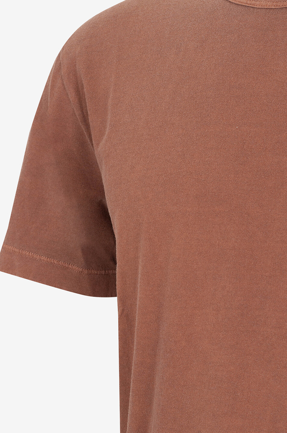 JAMES PERSE T-shirt à col rond et manches courtes en jersey léger Homme ORANGE FONCÉ 3