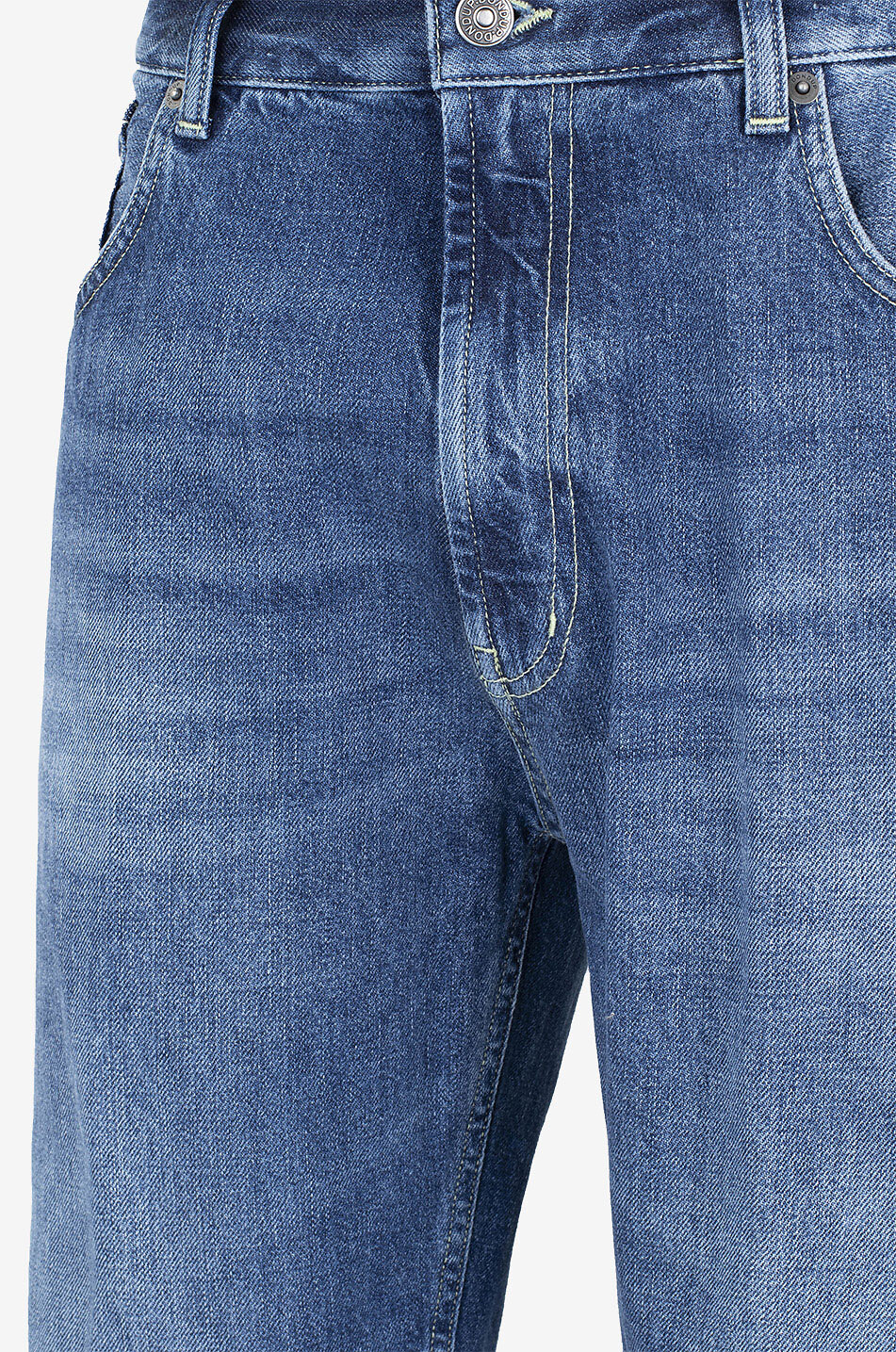 Ausgewaschene lässige gerade Jeans Erwin