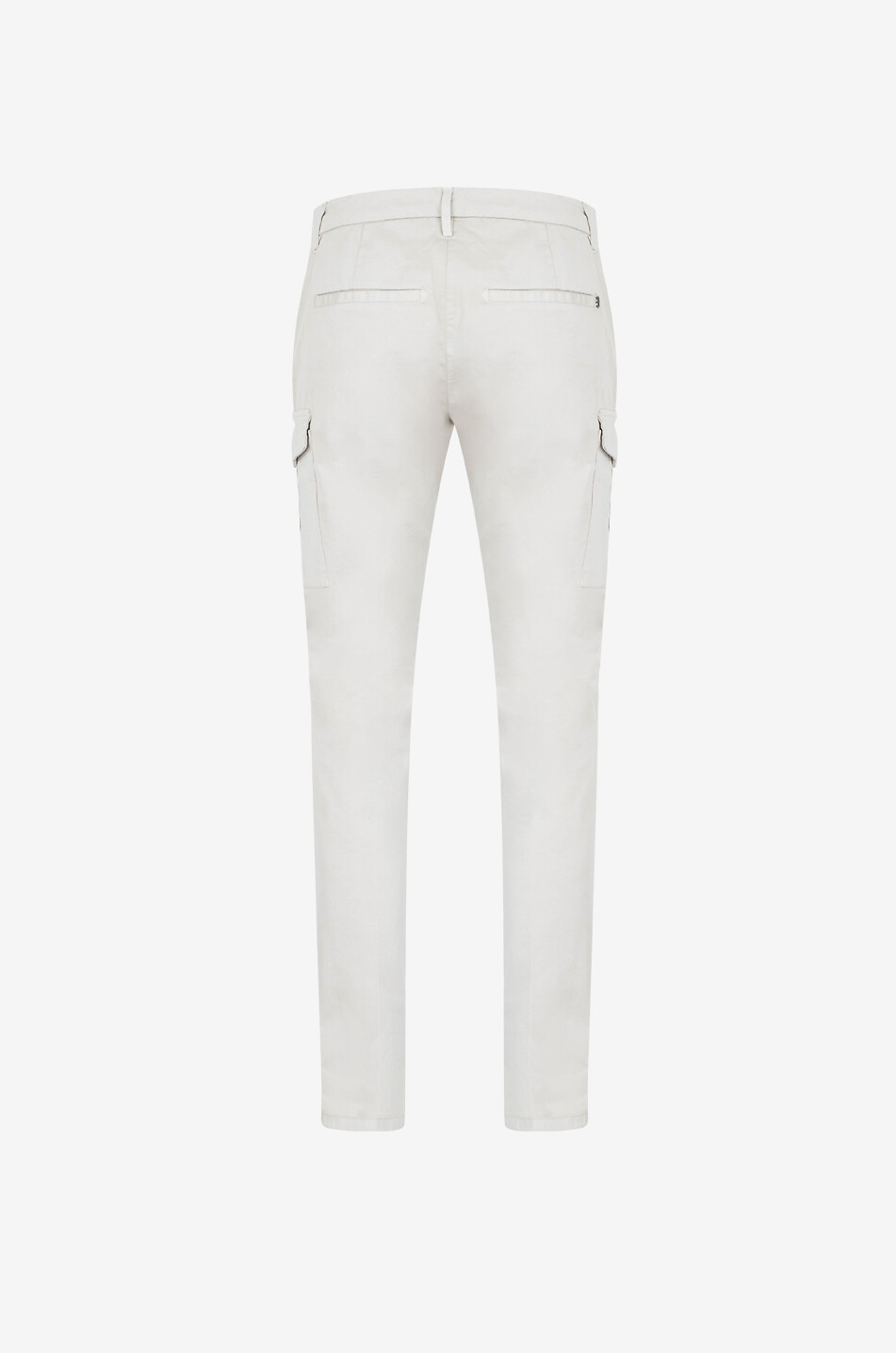 DONDUP Eddy slim fit gabardine cargo trousers Men BEIGE 2