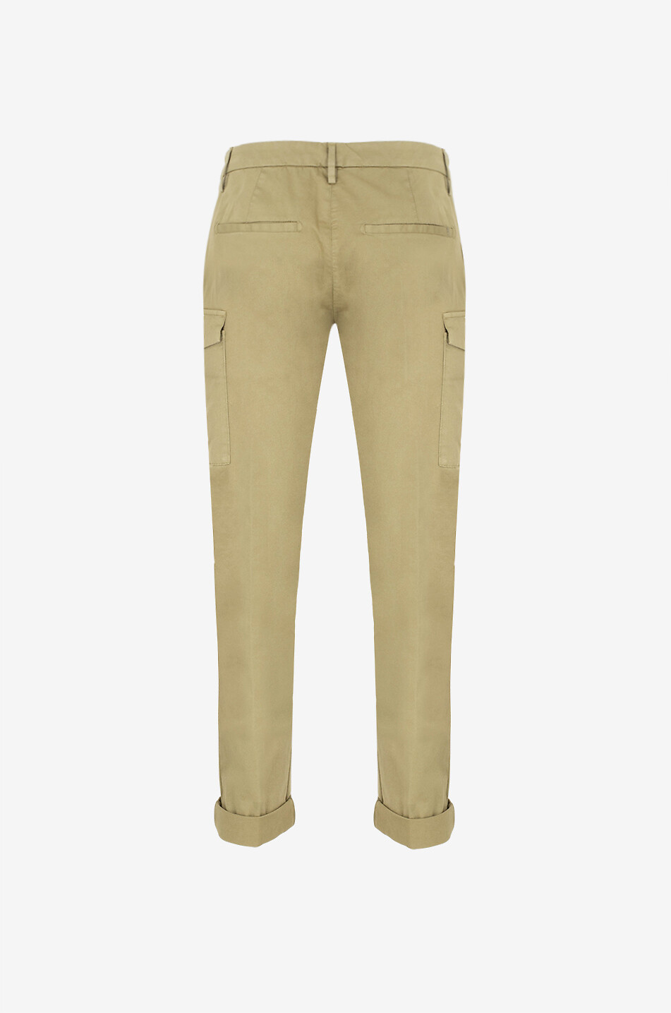 DONDUP Eddy slim fit gabardine cargo trousers Men [akeneo-beigefonce] 2