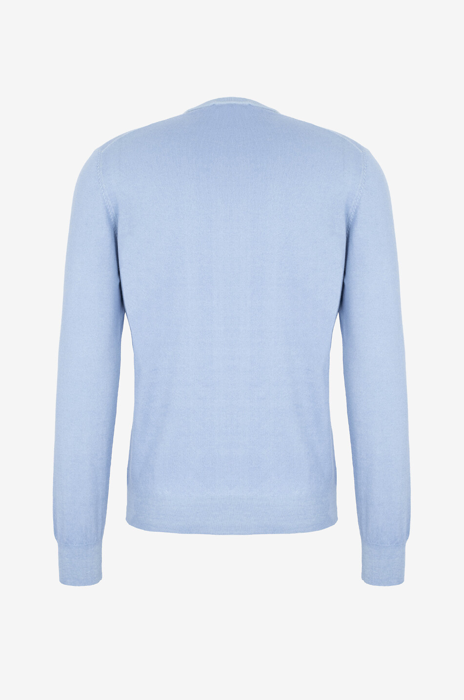 GRAN SASSO Vintage Cashmere fine-gauge crewneck jumper Men LIGHT BLUE 2