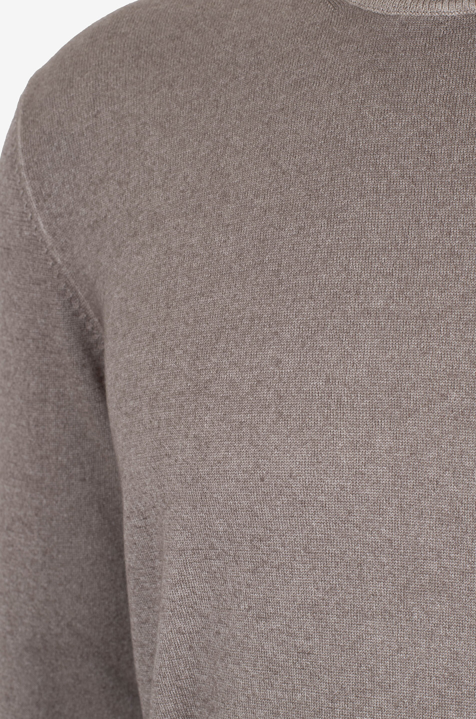 GRAN SASSO Pull fin à col rond en cachemire Vintage Cashmere Homme MARRON MOYEN 3