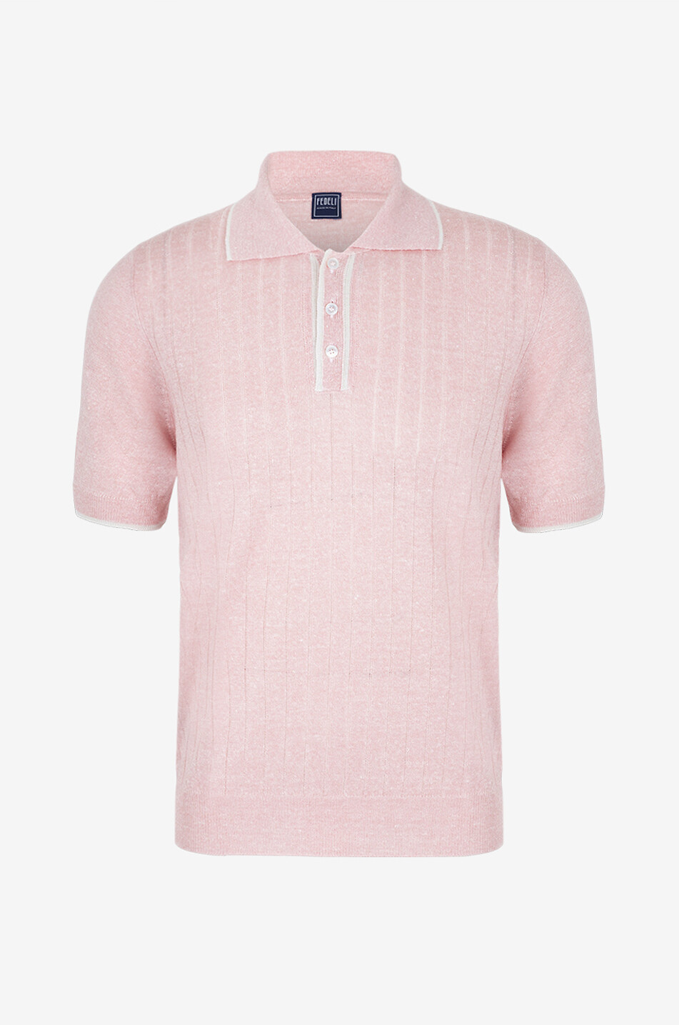 Polo en maille côtelée à manches courtes Irlandia