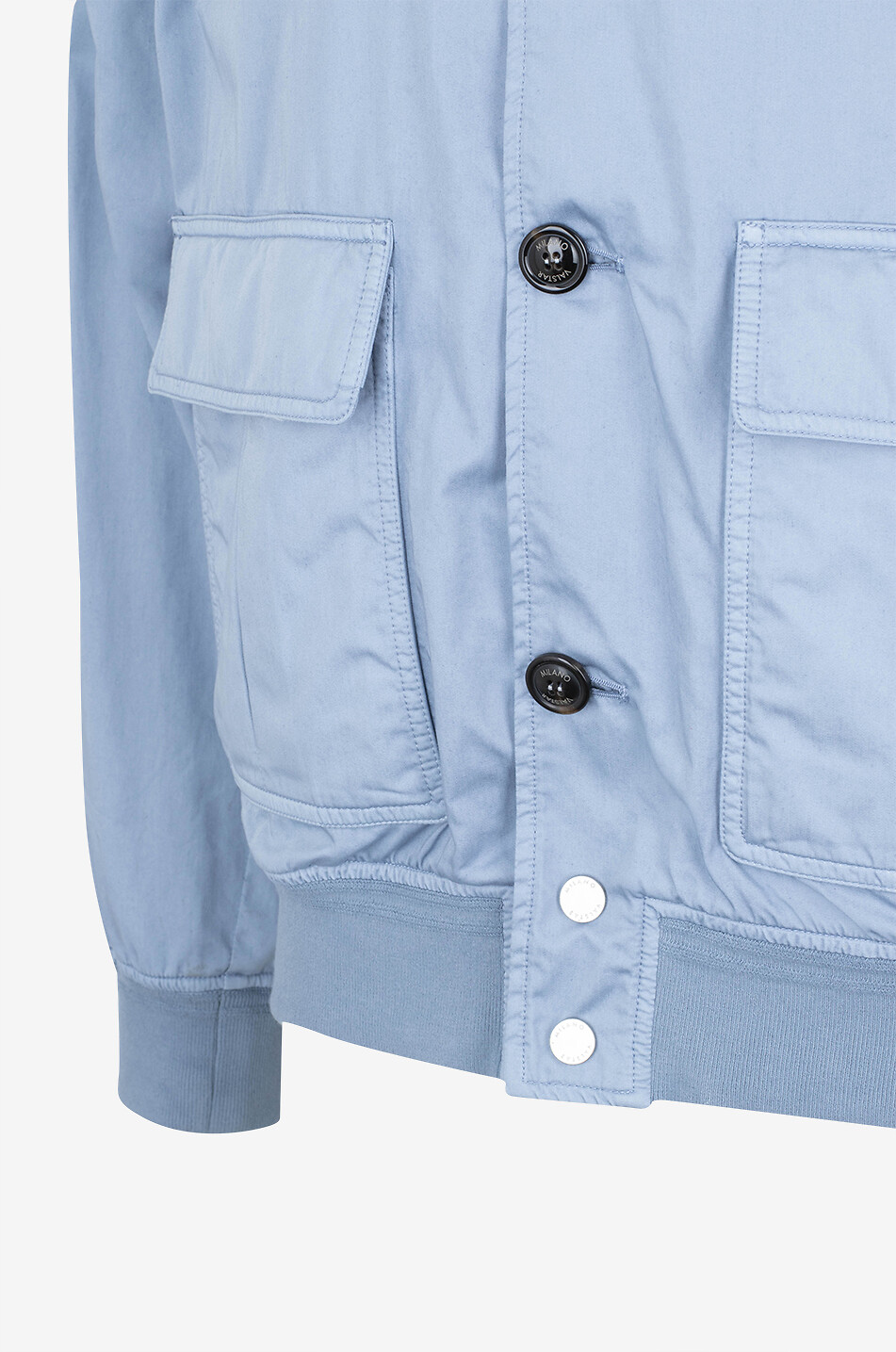 VALSTAR MILANO 1911 Ted Coach technical poplin jacket Men LIGHT BLUE 3