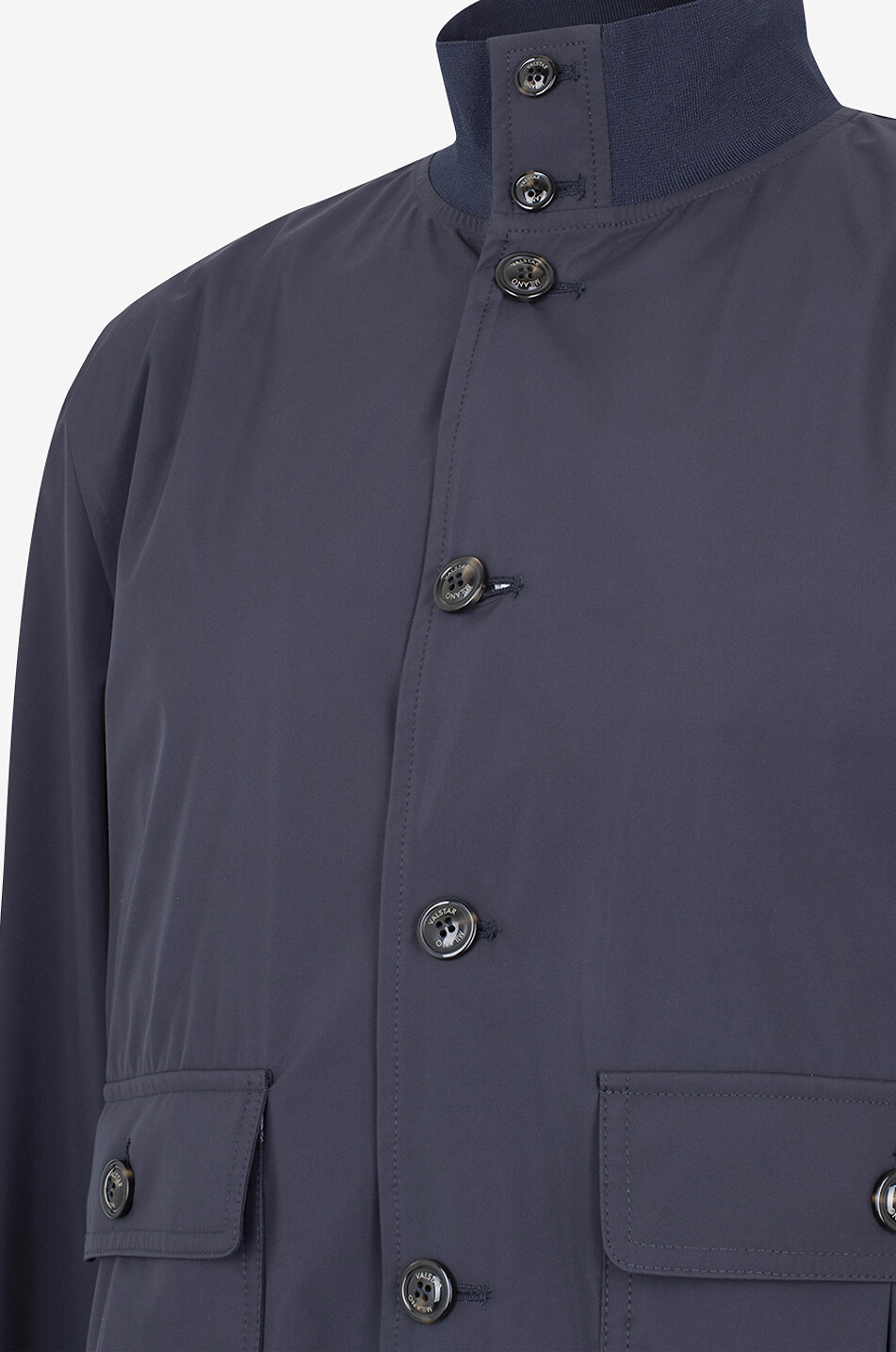 VALSTAR MILANO 1911 Pocketable Valsarino lightweight nylon bomber jacket Men DARK BLUE 3