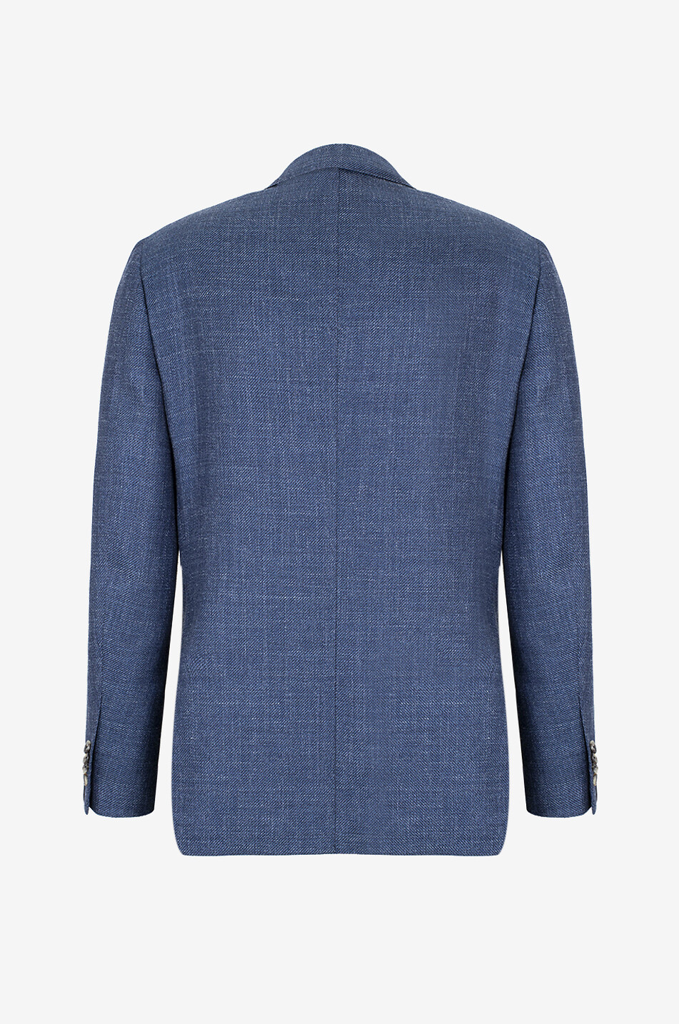 CARUSO Wool and silk blend twill blazer Men MEDIUM BLUE 2