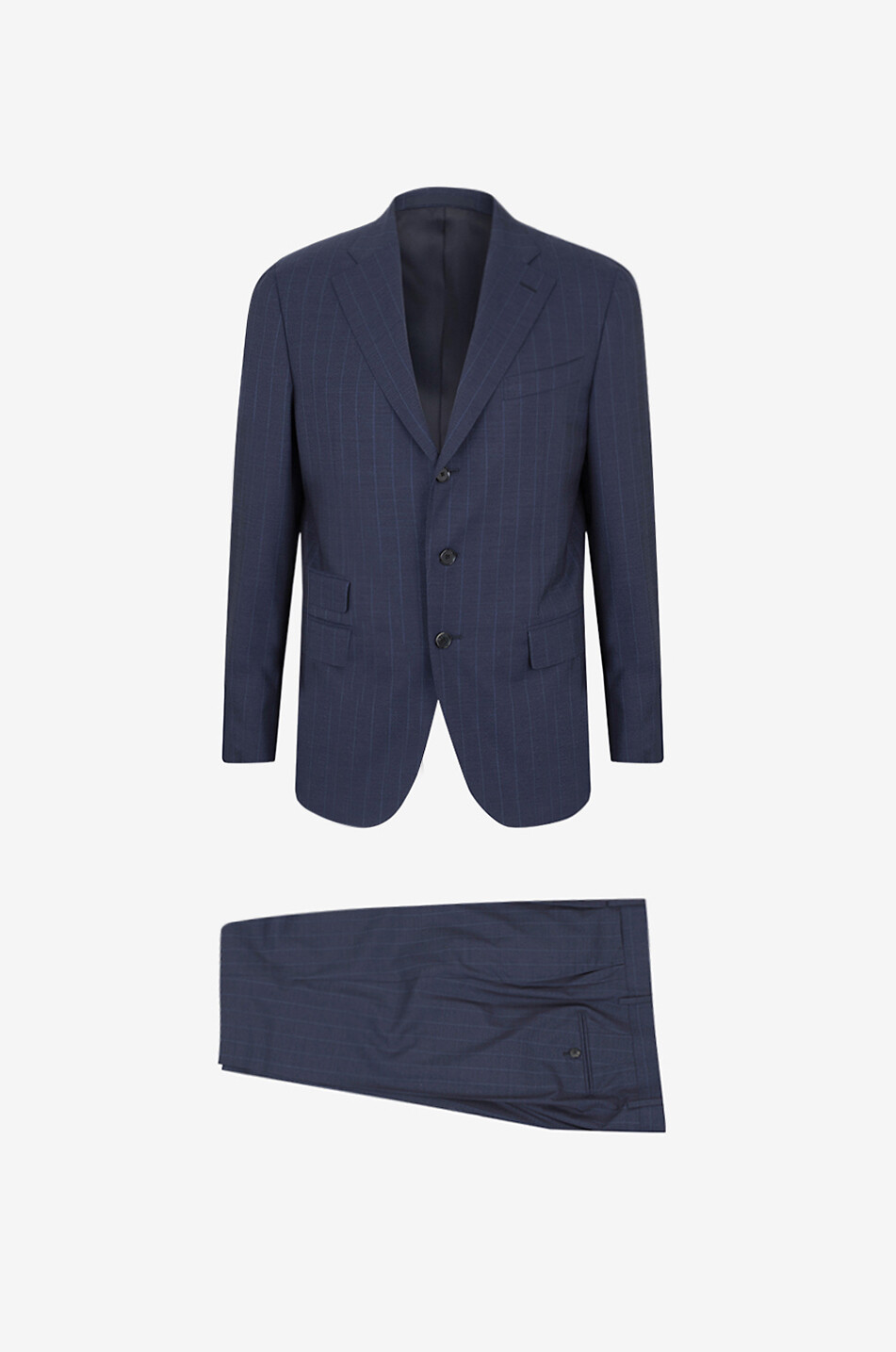 Pinstripe wool suit
