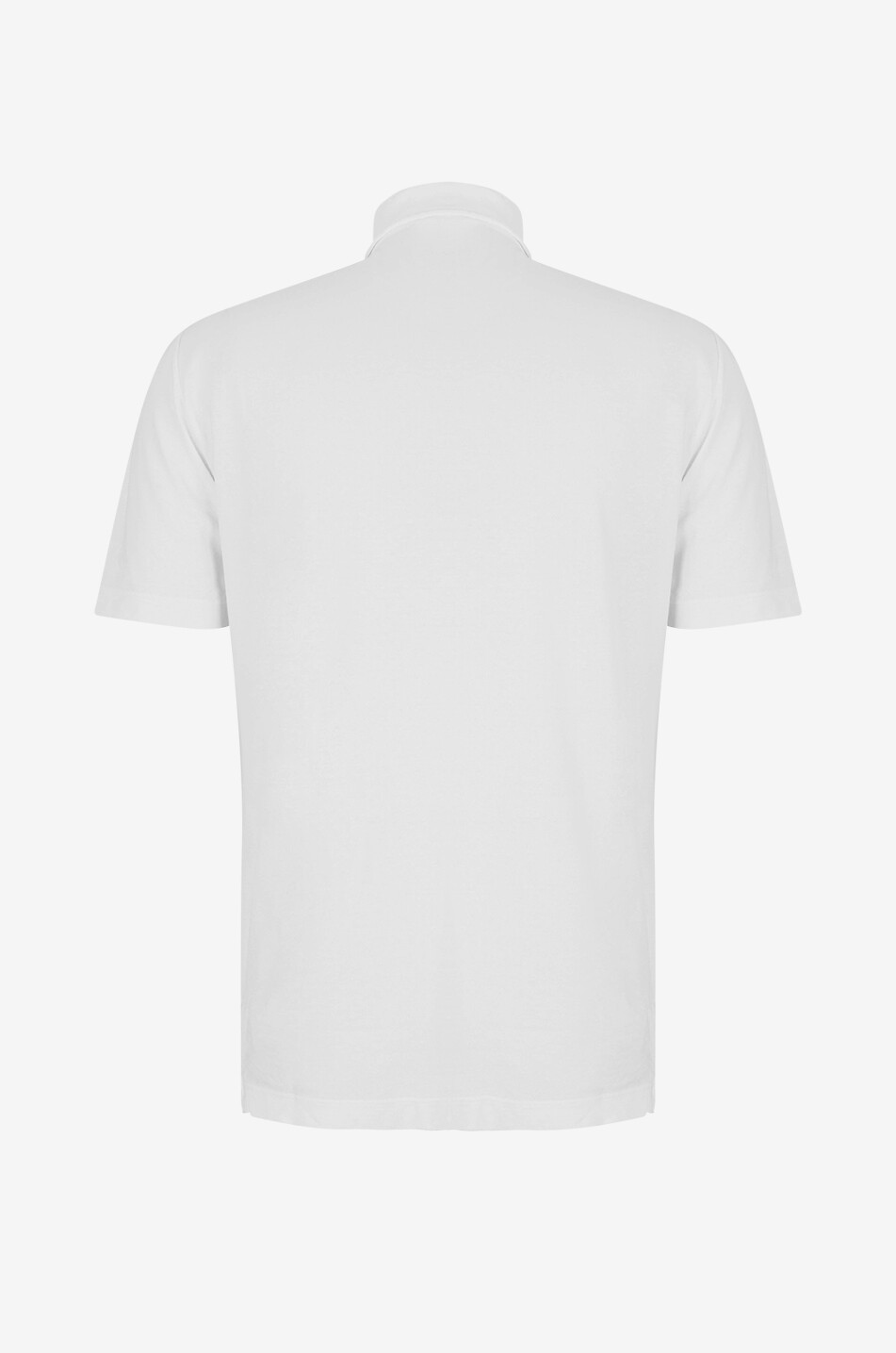 ZANONE Polo à manches courtes en maille de coton Homme BLANC 2