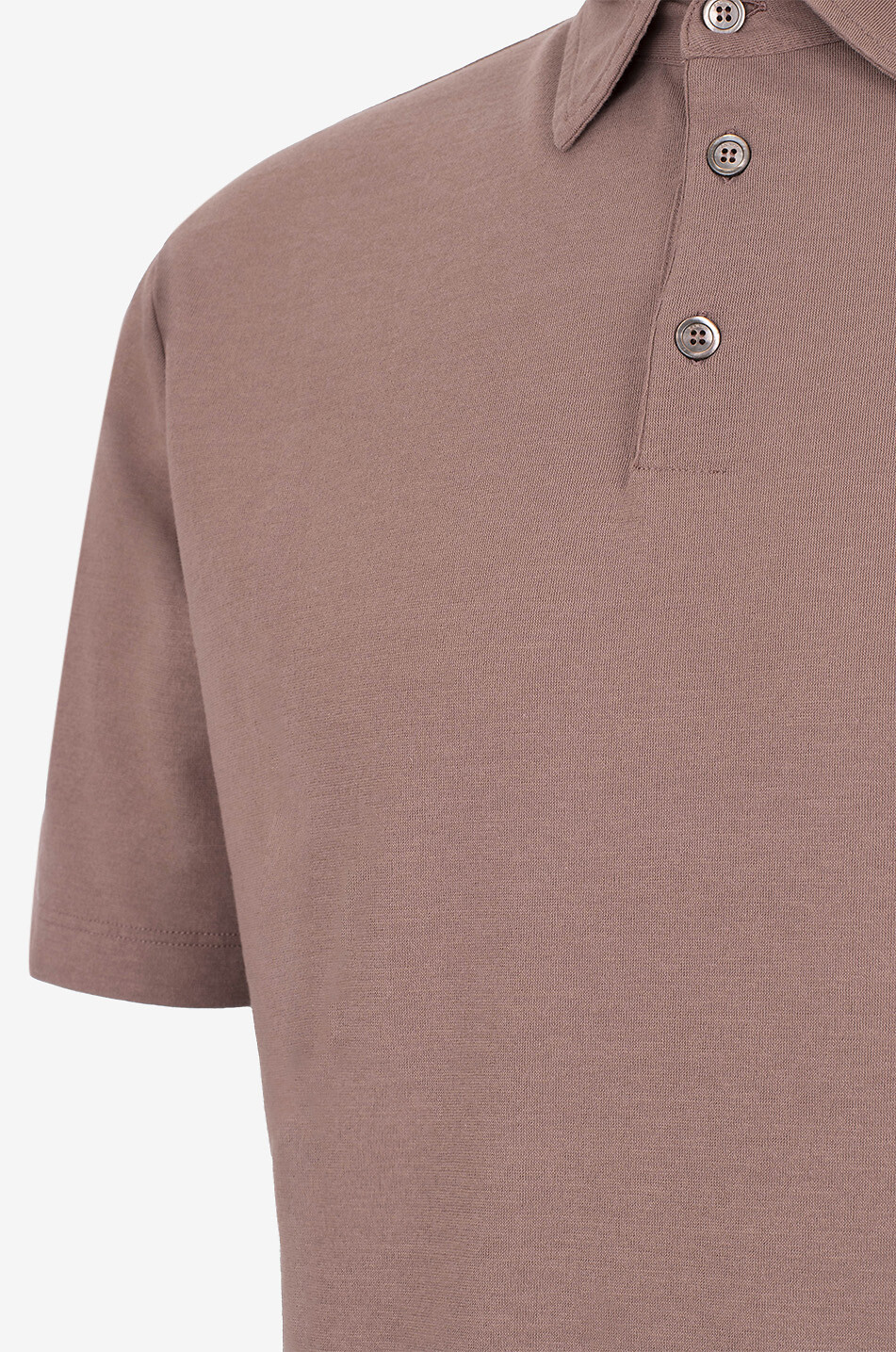 ZANONE Kurzärmeliges Strick-Polohemd aus Baumwolle Herren MITTELROSA 3