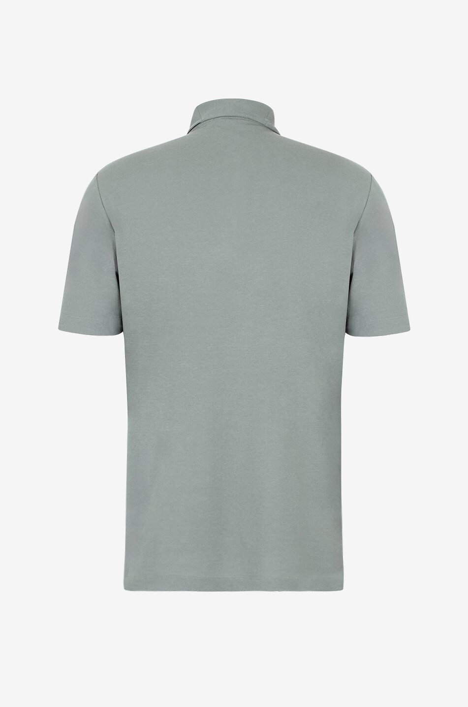 ZANONE Kurzärmeliges Strick-Polohemd aus Baumwolle Herren MITTELGRÜN 2