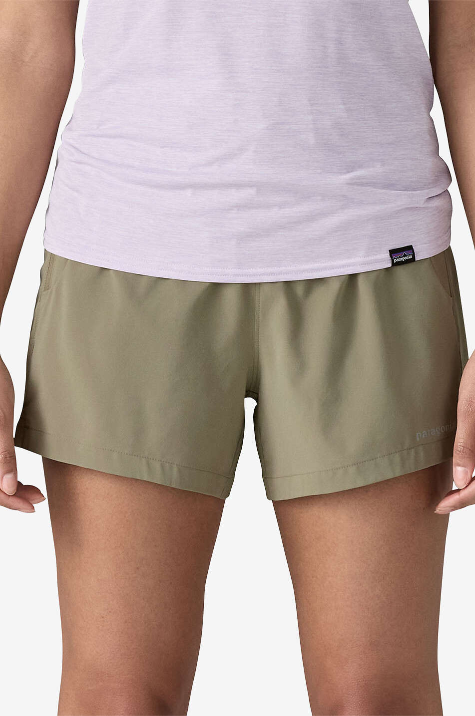 PATAGONIA Recycelte Stretch-Nylon-Shorts Terrebonne Damen GRÜN 2