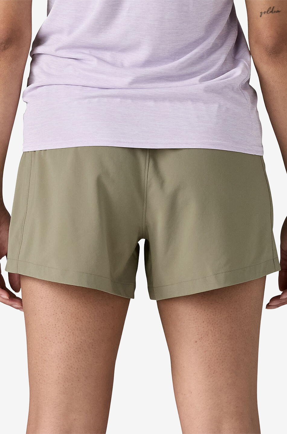 PATAGONIA Recycelte Stretch-Nylon-Shorts Terrebonne Damen GRÜN 3