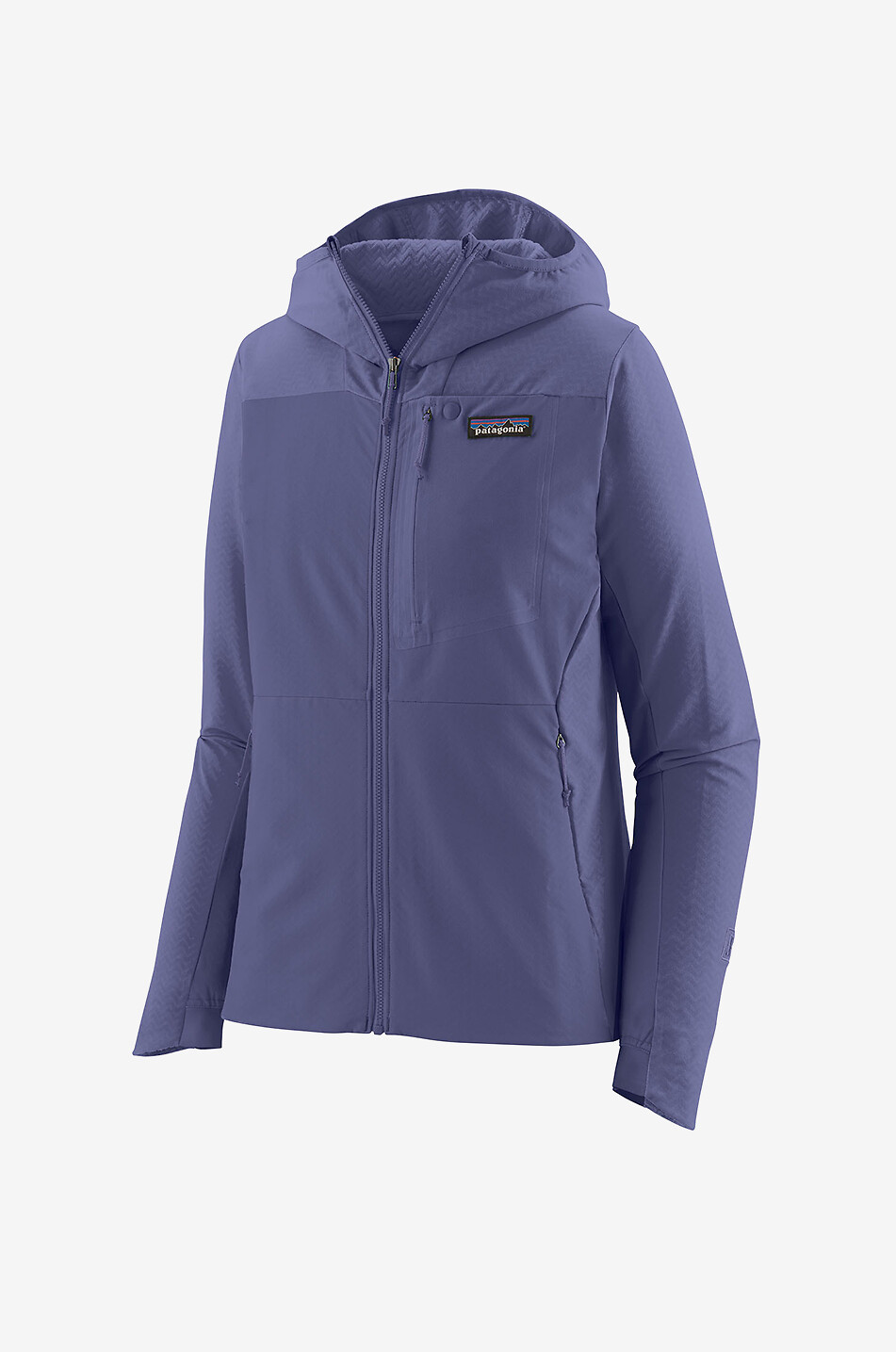 PATAGONIA R1 CrossStrata hooded wind jacket Women DARK PURPLE 1