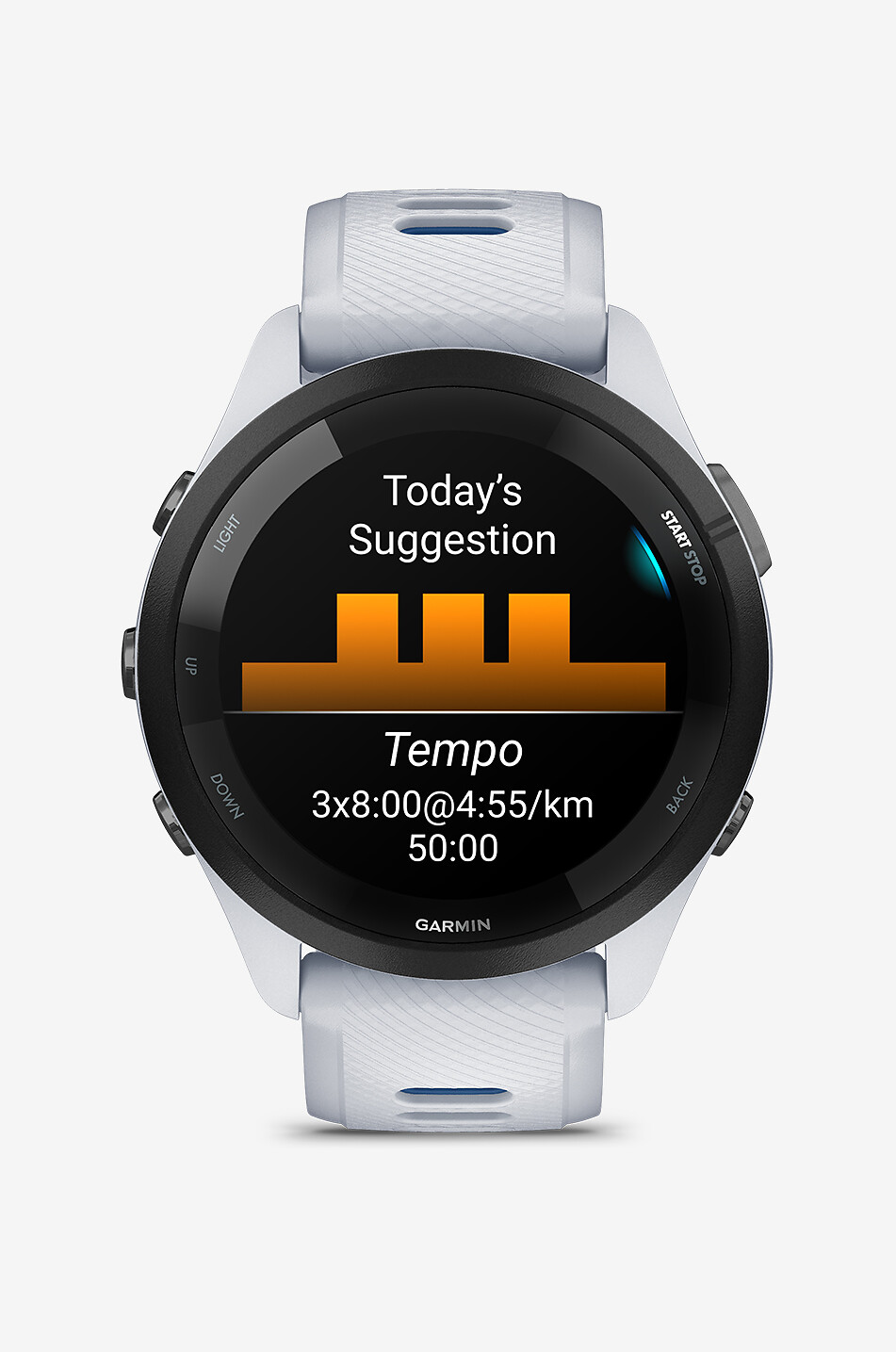 GARMIN Smartwatch Forerunner 265 Unisex WEISS 8