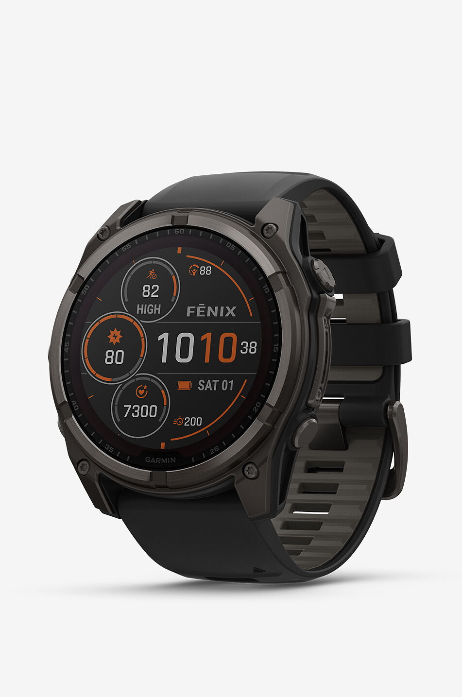 GARMIN Smartwatch fēnix 8 Solar Sapphire Unisex BUNT 1