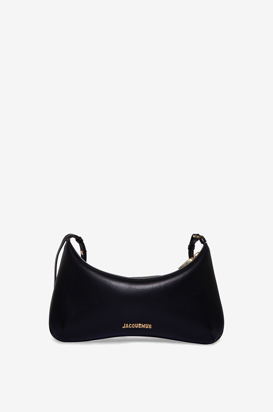 JACQUEMUS Schultertasche aus Nappaleder Le grand Bisou Perle Damen SCHWARZ 1