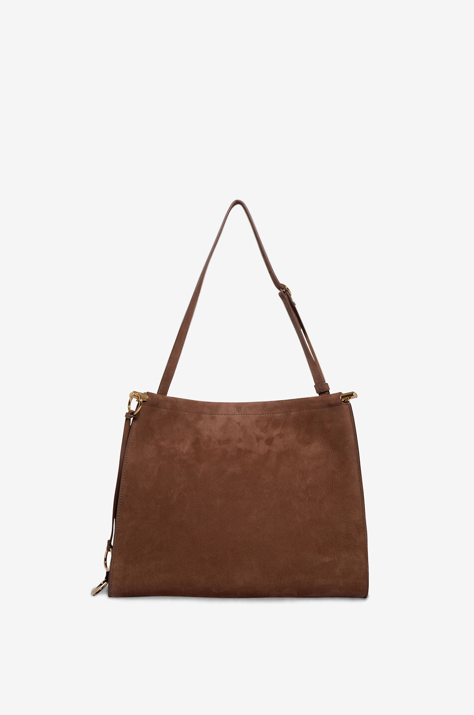 ALAÏA Le Click Medium nubuck leather shoulder bag Women BROWN 3