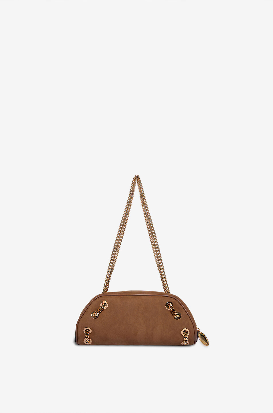 STELLA McCARTNEY Schultertasche aus Kunstwildleder Bowling Falabella Damen BRAUN 3
