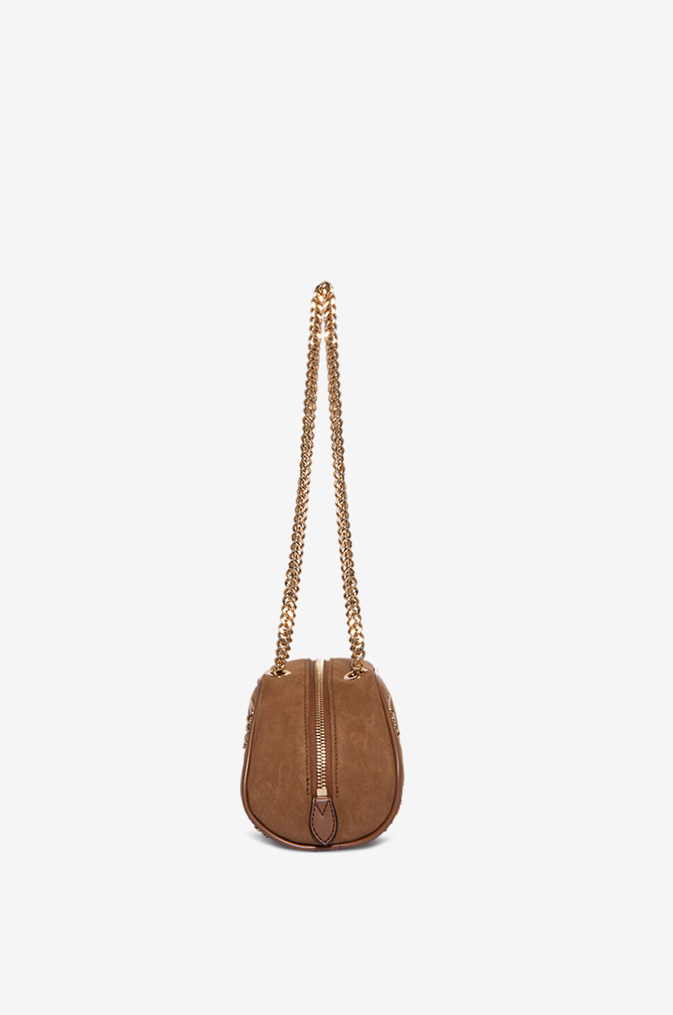 STELLA McCARTNEY Schultertasche aus Kunstwildleder Bowling Falabella Damen BRAUN 4