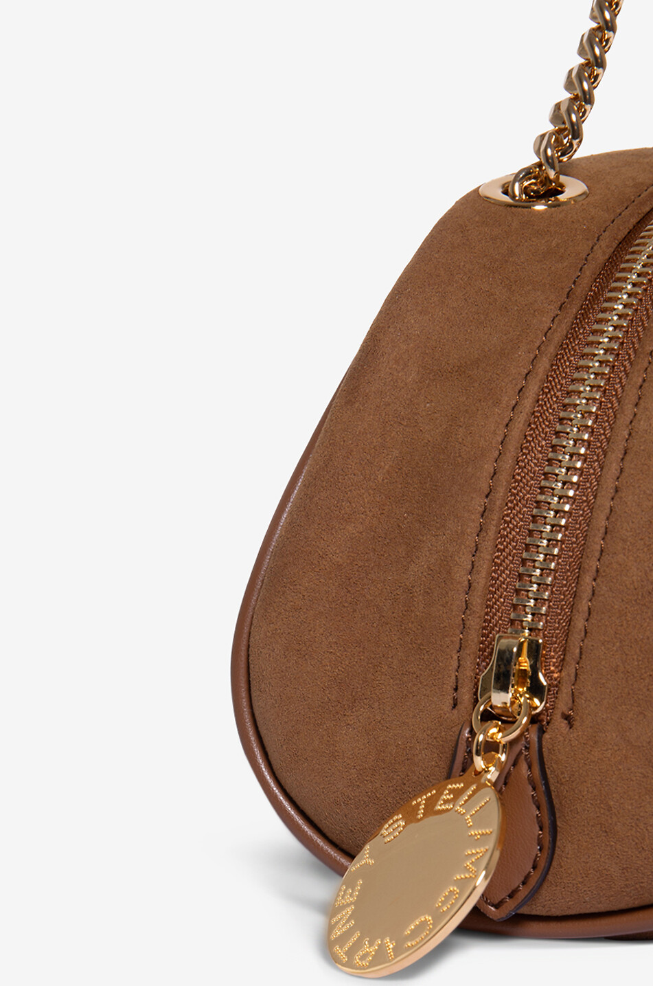 STELLA McCARTNEY Schultertasche aus Kunstwildleder Bowling Falabella Damen BRAUN 5