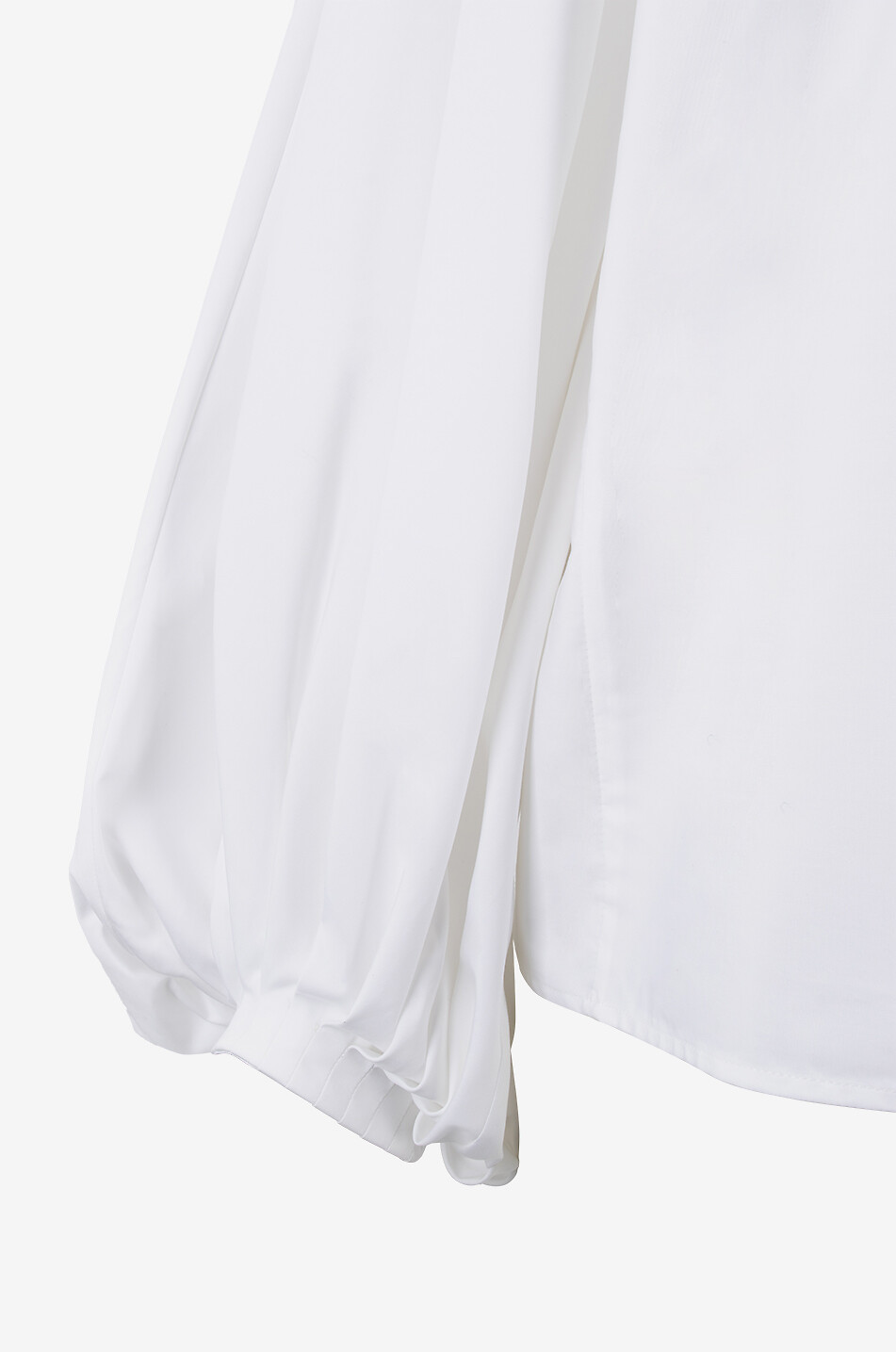 ALAÏA Ballon-Hemd aus Popeline Damen WEISS 3