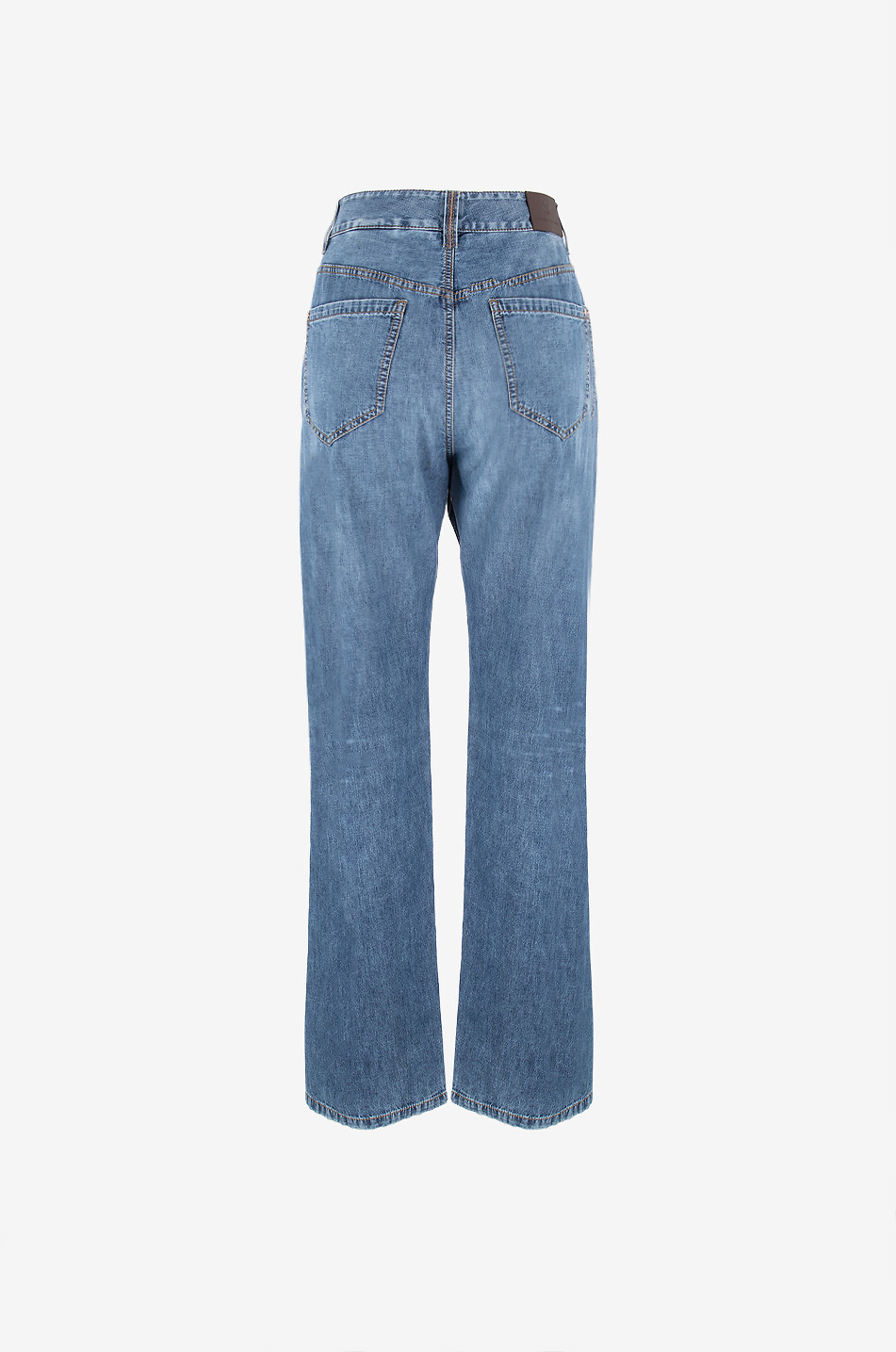 BRUNELLO CUCINELLI The Contemporary Loose lightweight faded jeans Women BLUE 2
