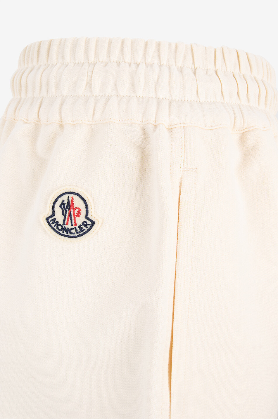 MONCLER Relaxed sweat shorts Women EGGSHELL 3