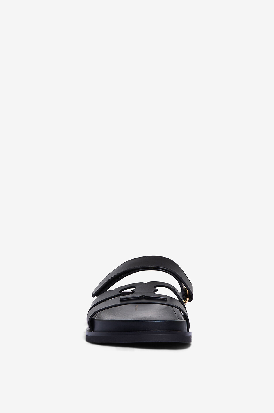 TORY BURCH Ines flat leather sandals Women BLACK 2