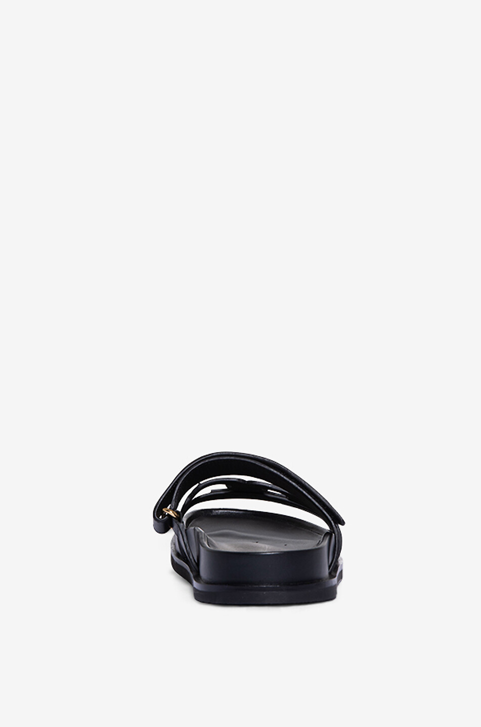 TORY BURCH Ines flat leather sandals Women BLACK 4