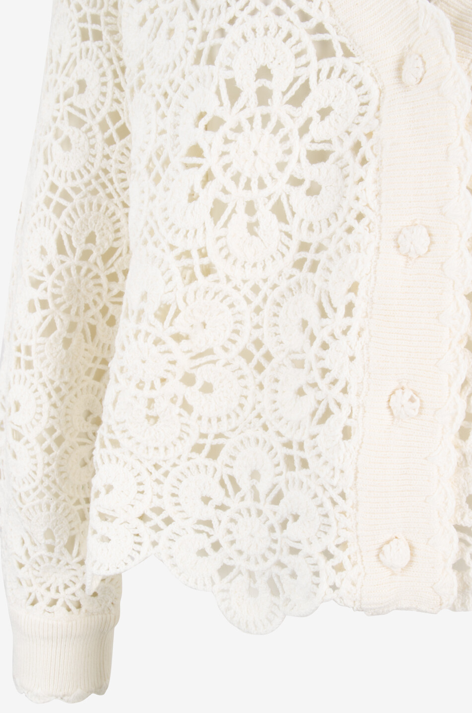 FARM RIO Cardigan aus Baumwolle Damen WEISS 3