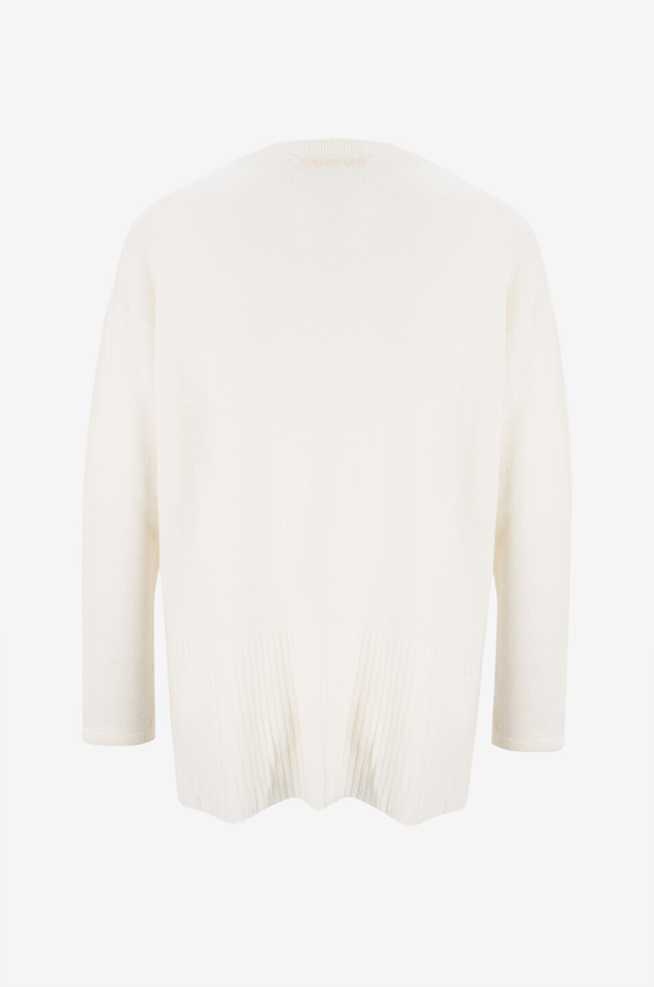 FEDELI Niche cashmere round-neck jumper Women EGGSHELL 2