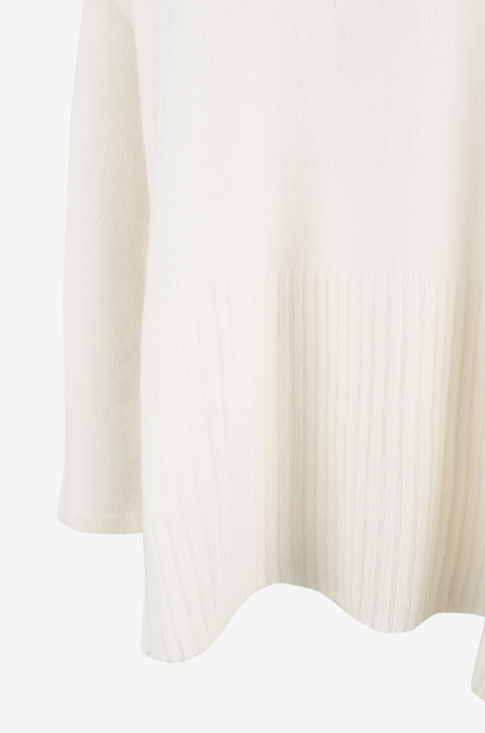 FEDELI Niche cashmere round-neck jumper Women EGGSHELL 3