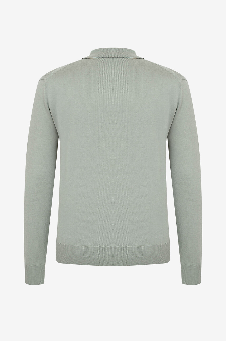 AURELIEN Feiner Polohemd-Pullover aus Wolle Cashwool Herren HELLES KHAKI 2