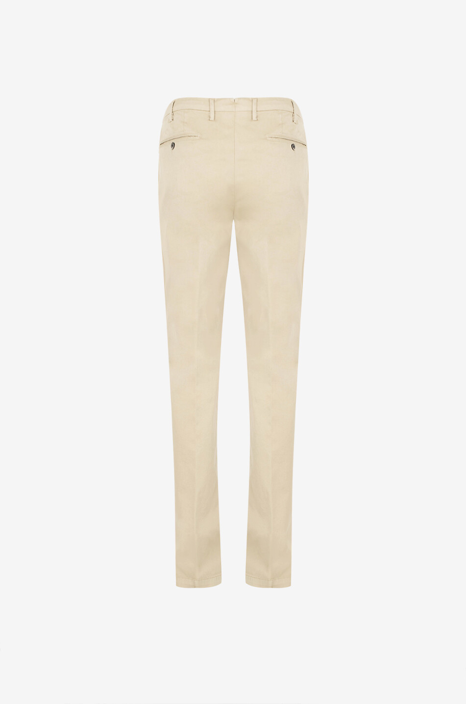 BONGÉNIE Pantalon classique en coton et soie Homme Beige moyen 2
