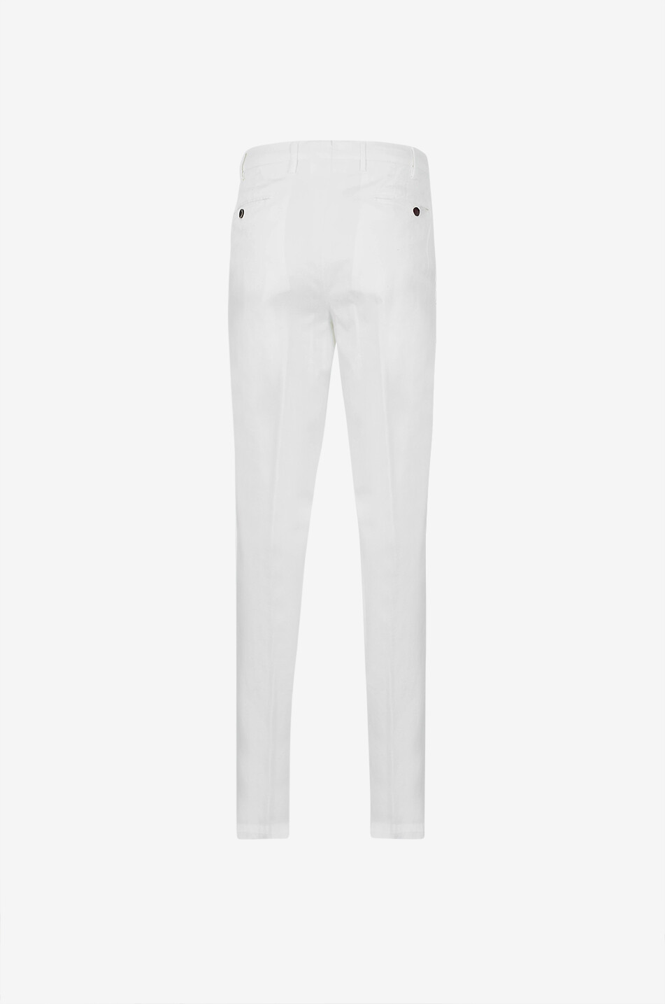 BONGÉNIE Pantalon classique en coton et soie Homme BLANC CASSE 2