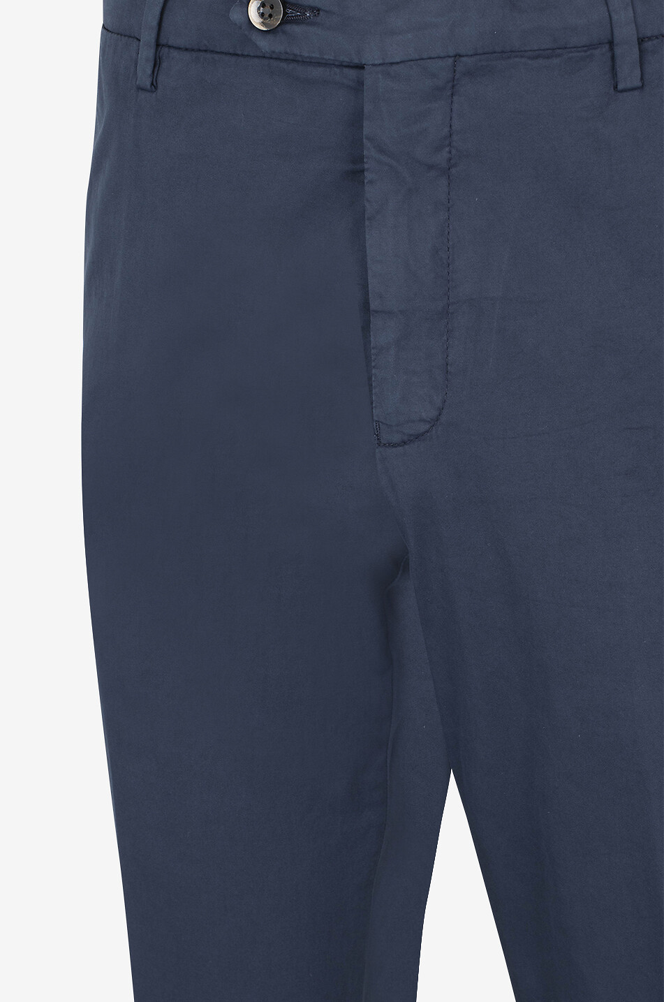 BONGÉNIE Pantalon classique en coton et soie Homme BLEU FONCE 3
