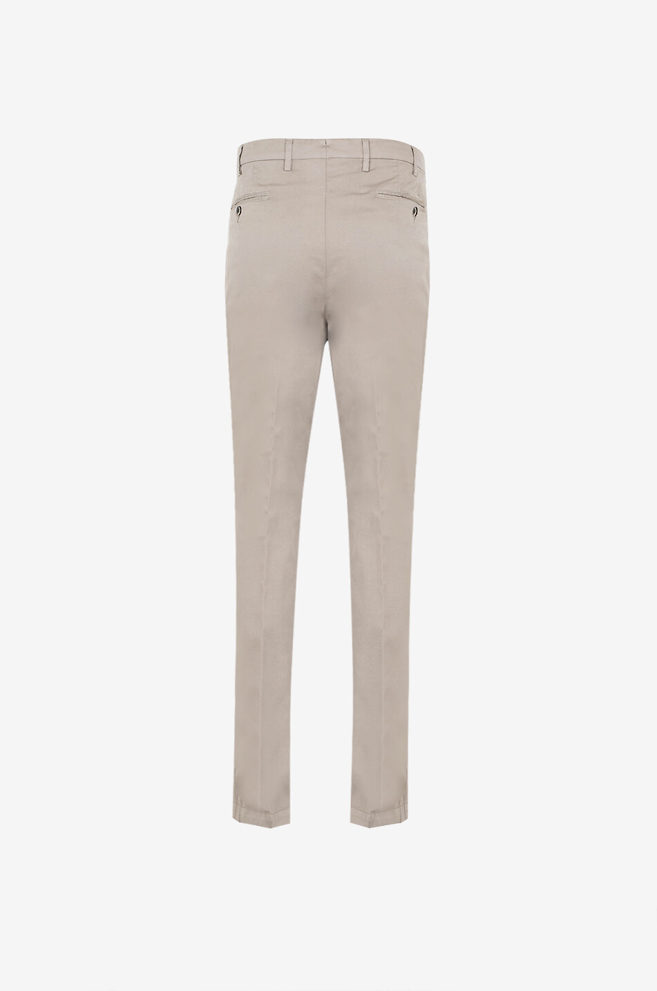 Pantalon classique en coton et soie