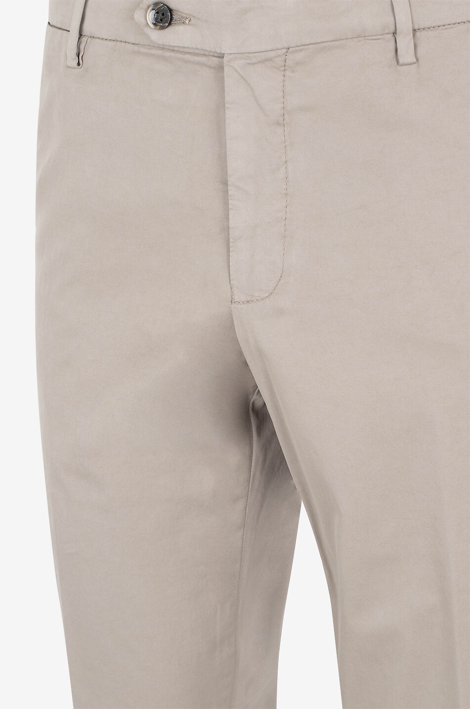 Pantalon classique en coton et soie