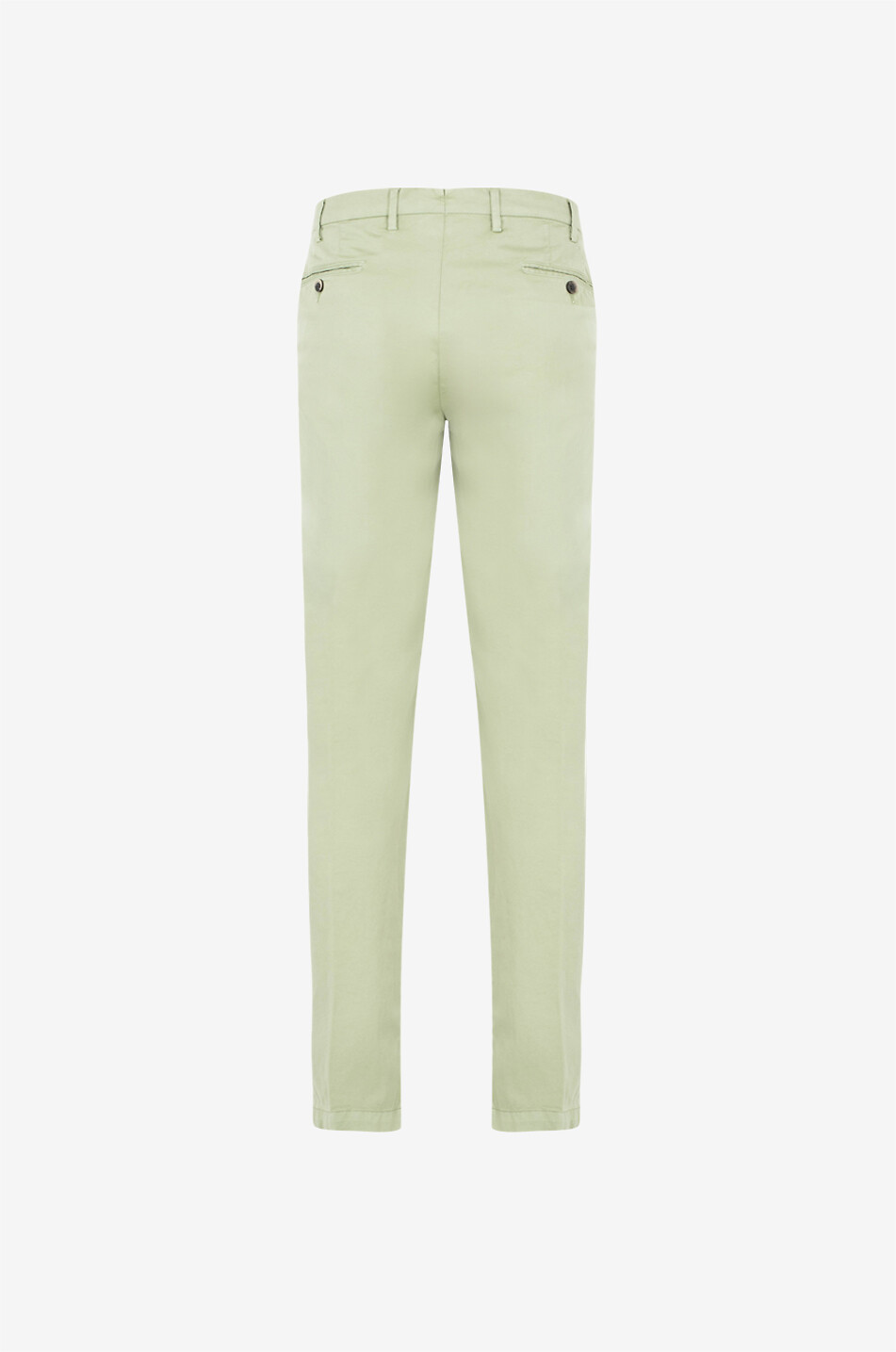 BONGÉNIE Pantalon classique en coton et soie Homme VERT CLAIR 2