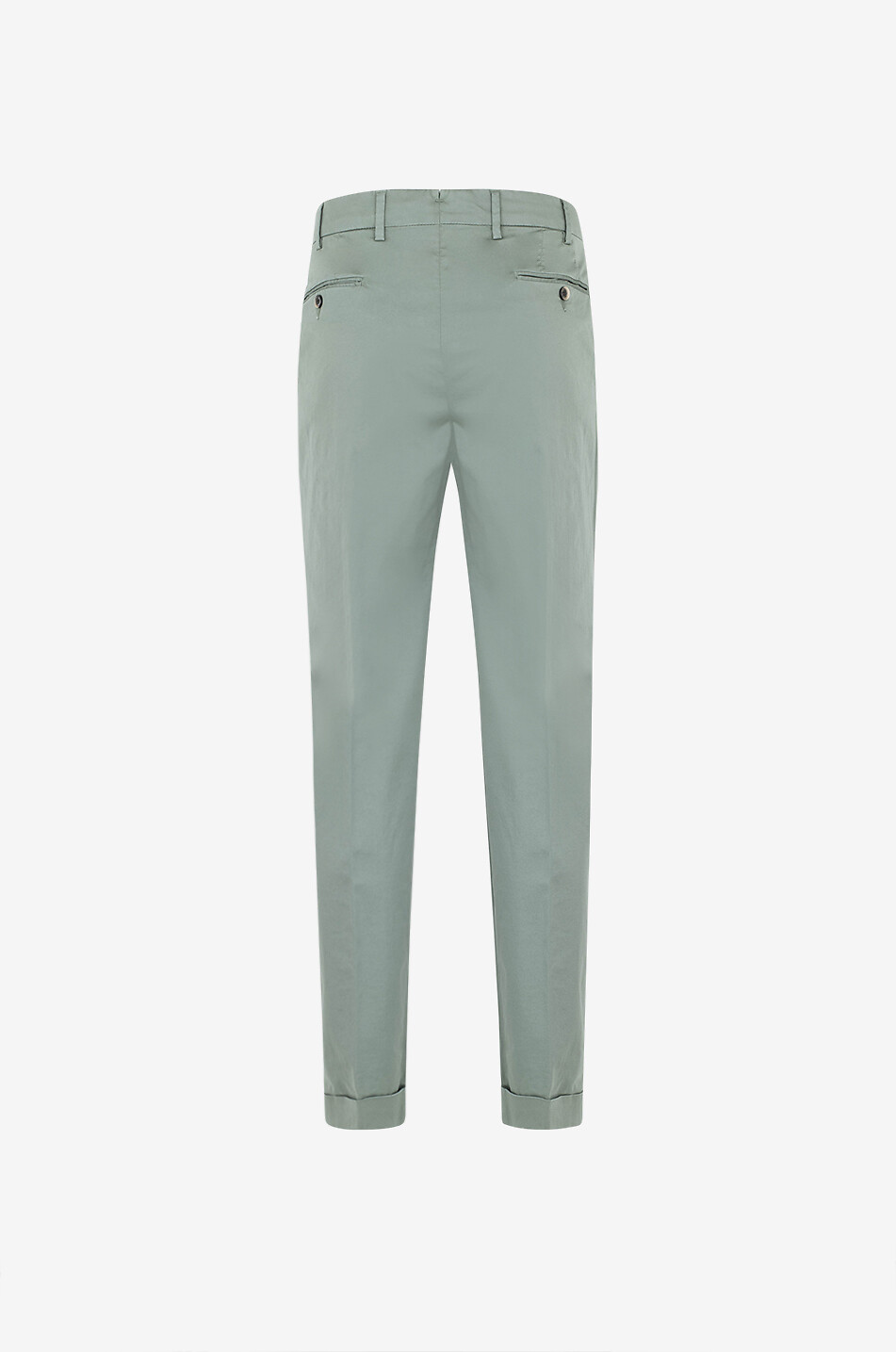 BONGÉNIE Pantalon classique en coton Homme VERT MOYEN 2
