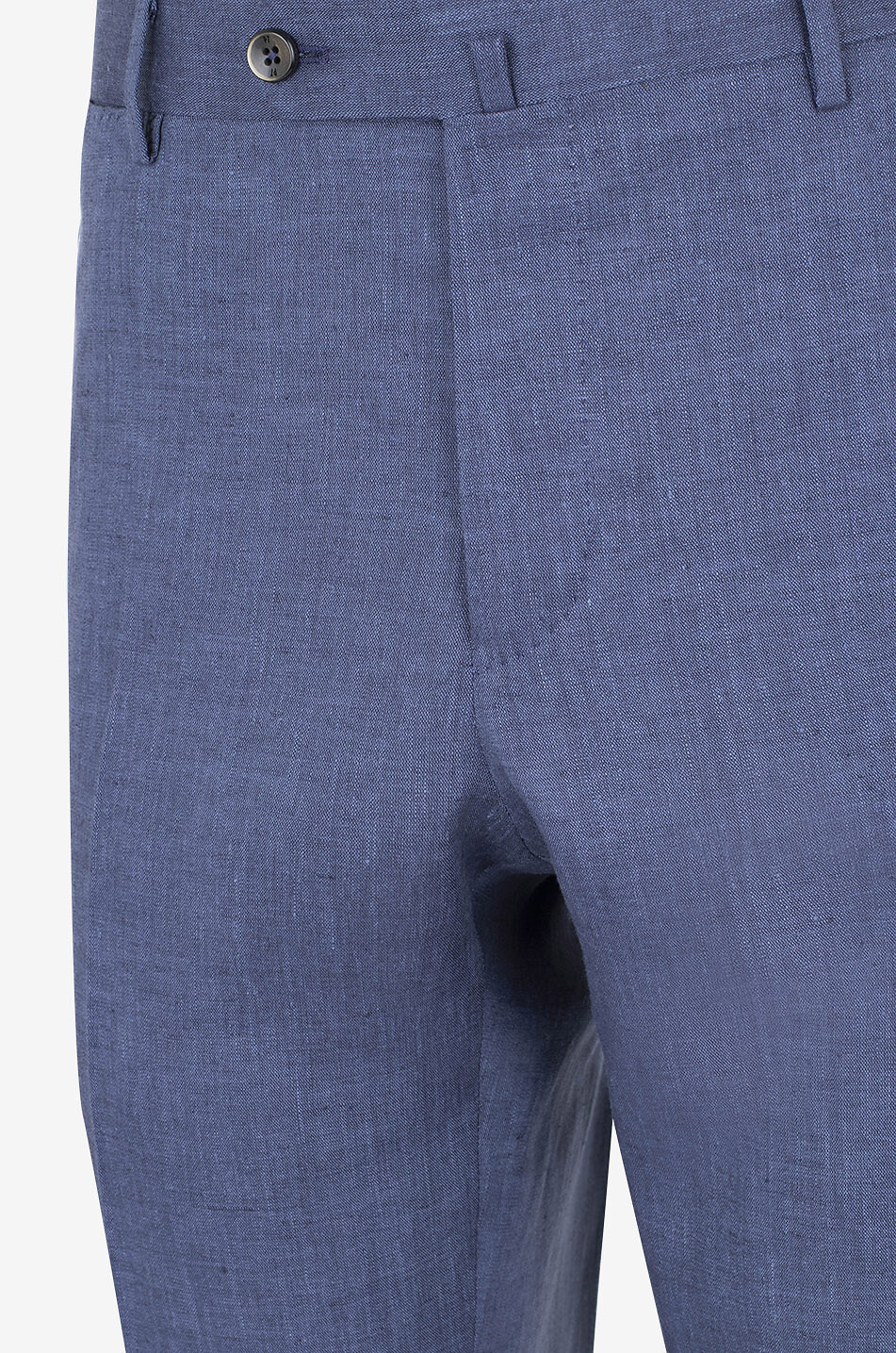 PT TORINO Klassische Hose aus Leinen Herren MITTELBLAU 3