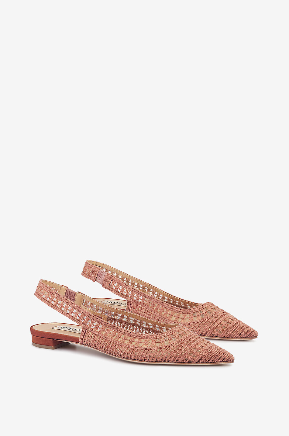 ARTEANA Trieste 10 crochet slingback ballet flats Women BROWN 1