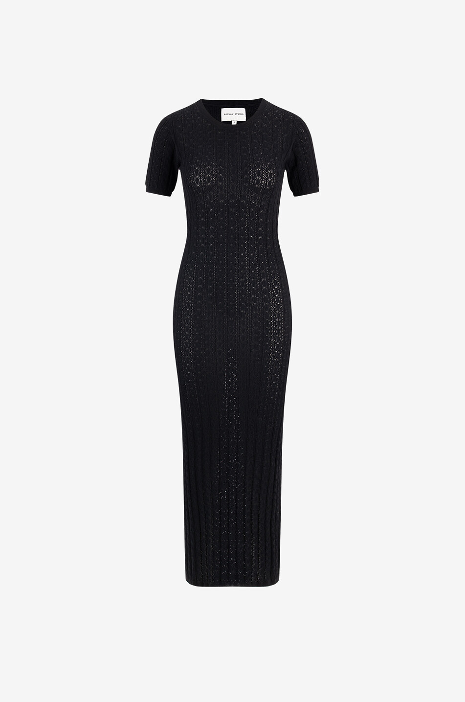 LOULOU STUDIO Aruba viscose long dress Women BLACK 1