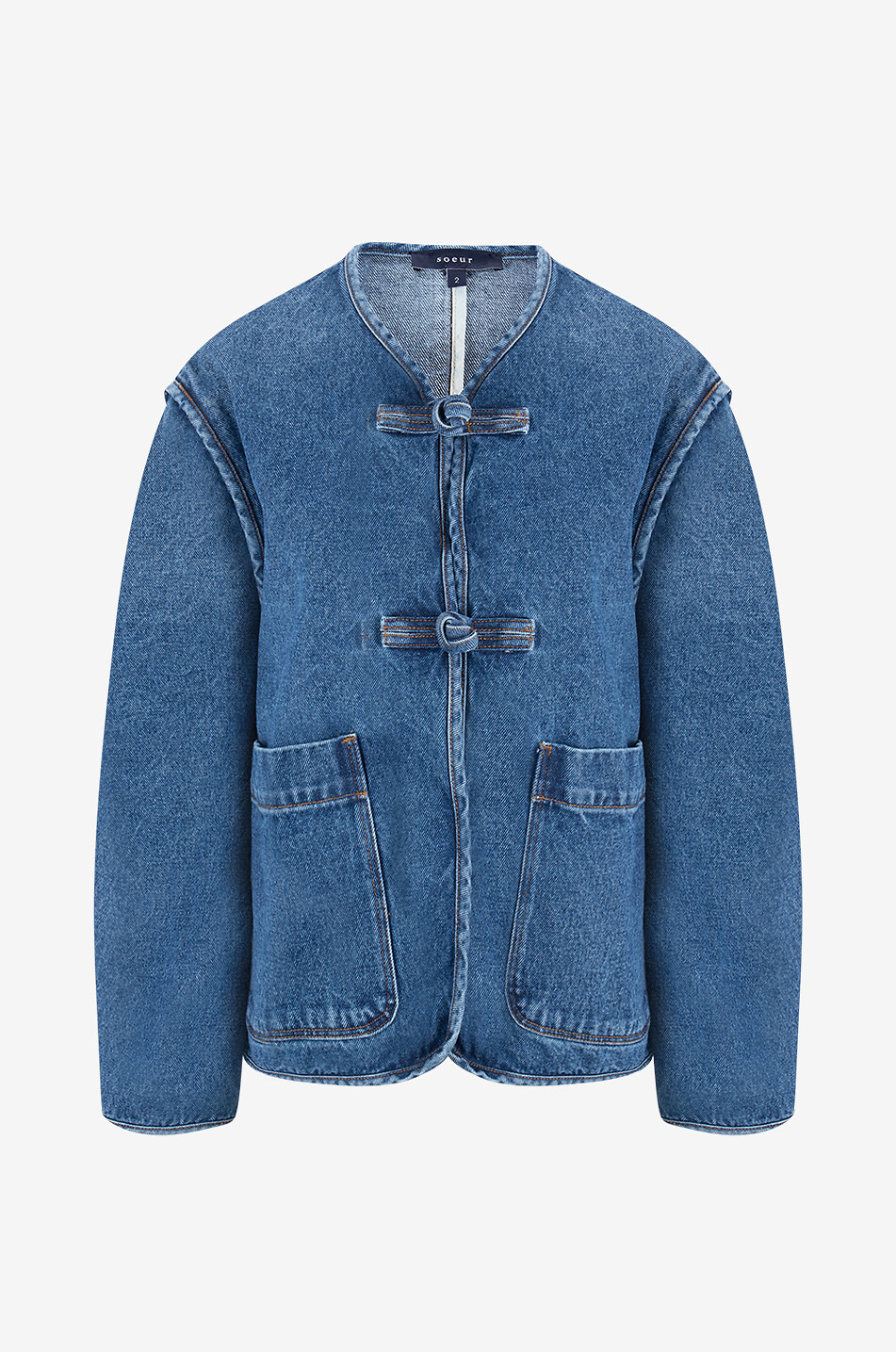 Jacke aus Baumwolle und recycelter Baumwolle Agatha