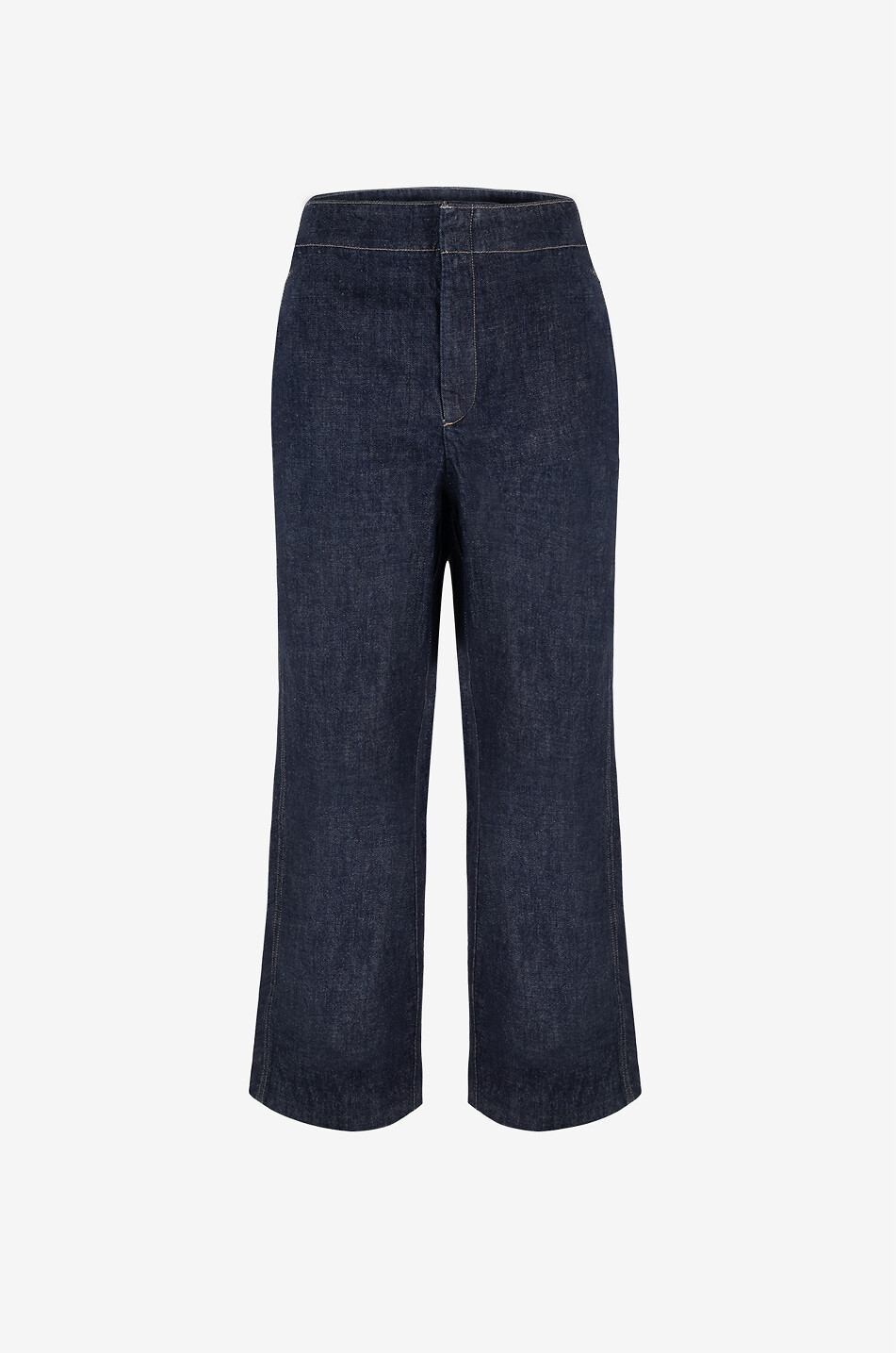 SOEUR Blair recycled cotton straight-leg jeans Women DARK BLUE 1