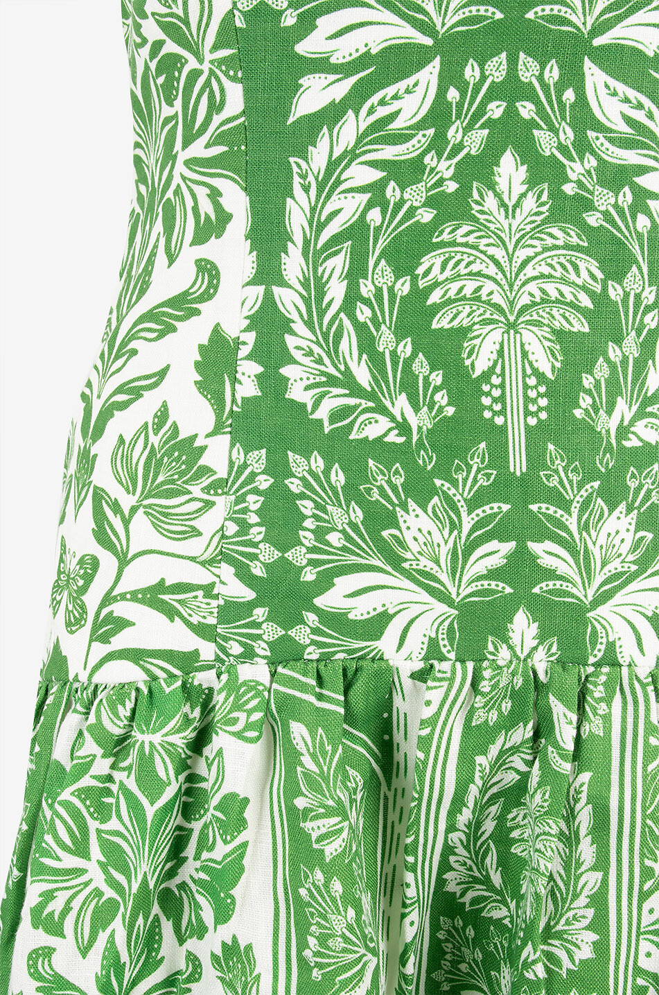 Midikleid aus Leinen Delicate Tapestry