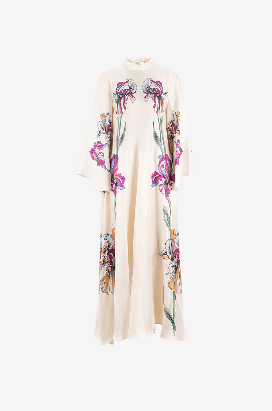 LA DOUBLEJ Iris Placée Magnifico silk long dress Women WHITE 1